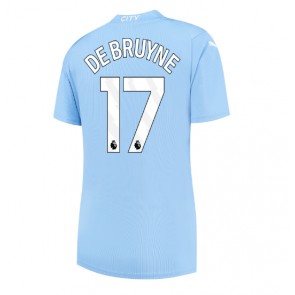 Manchester City Kevin De Bruyne #17 Hemmatröja Dam 2023-24 Kortärmad